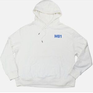 Mode of One MO1 Graphic Print Hoodie w/Kangaroo Pocket Men's Sweatshirt Size L